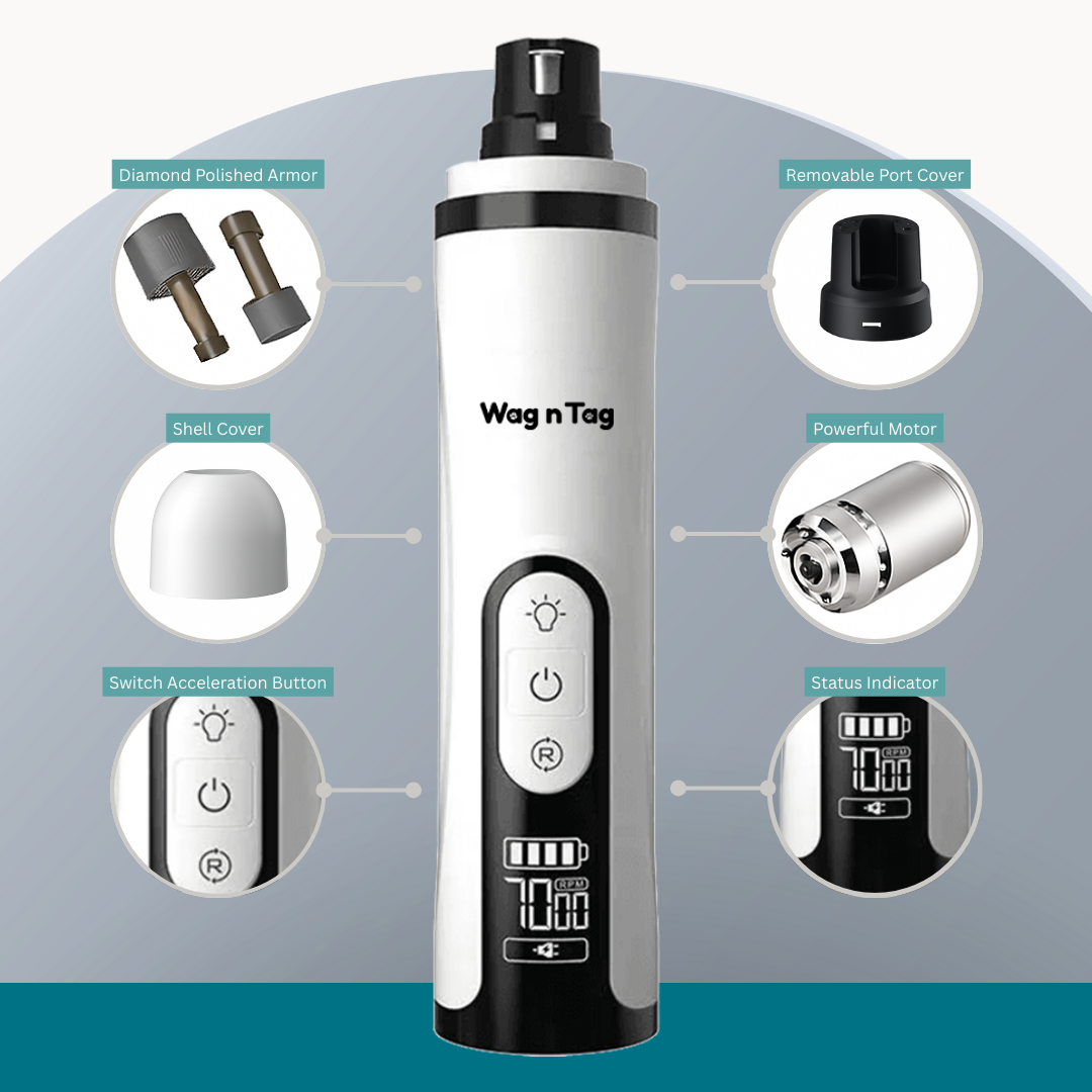 Wag N Tag Silent Pet Nail Grinder