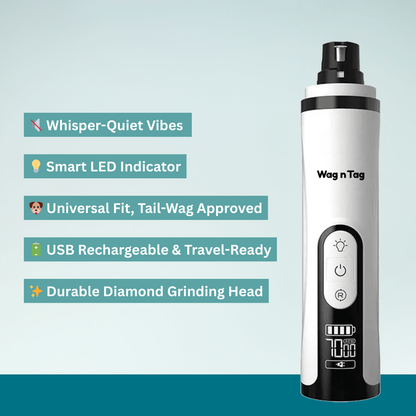 Wag N Tag Silent Pet Nail Grinder